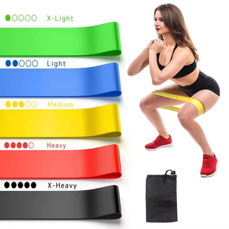 Pilates Yoga Or - 1/2/3/4/5 Stück Widerstandsbänder. Elastische Stretchbänder für