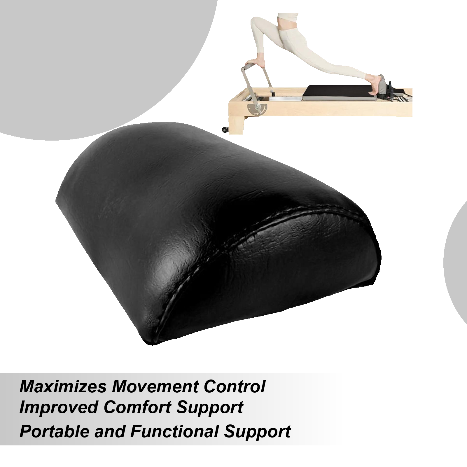 Pilates Yoga Room - Pilates-Kissen, Pilates-Kissen, Stützkissen, ergonomisch, bequem, Workout-Hilfe,