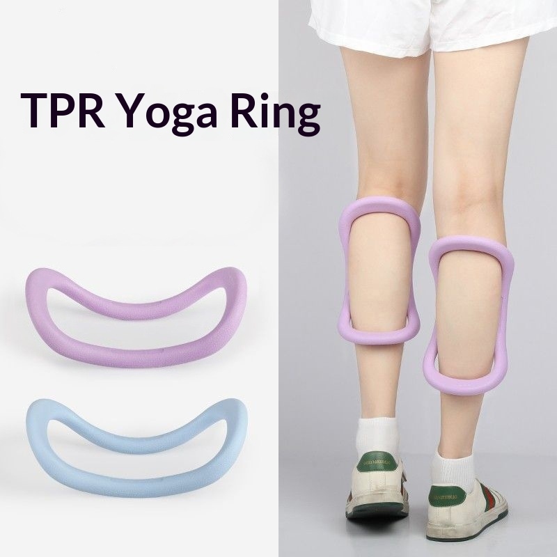 Pilates Yoga Tone - TPR Weicher Yoga-Ring, Multifunktionaler Fitness-Streckring für