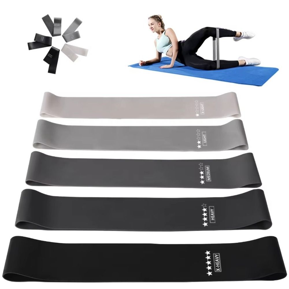5Pcs TPE Fitness Widerstand Ba – Pilates Yoga Circle Bewertung und Preis