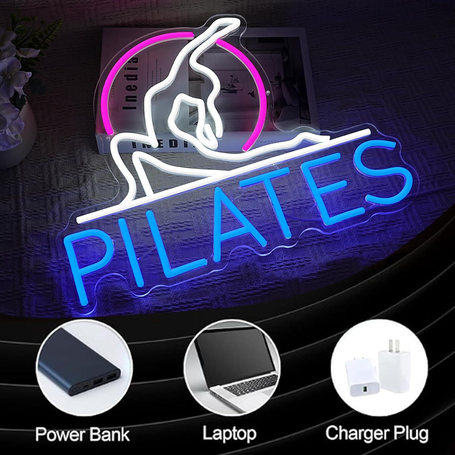 Yoga Pilates Neon-Schild Dimmb – Pilates Yoga Room Bewertung und Preis
