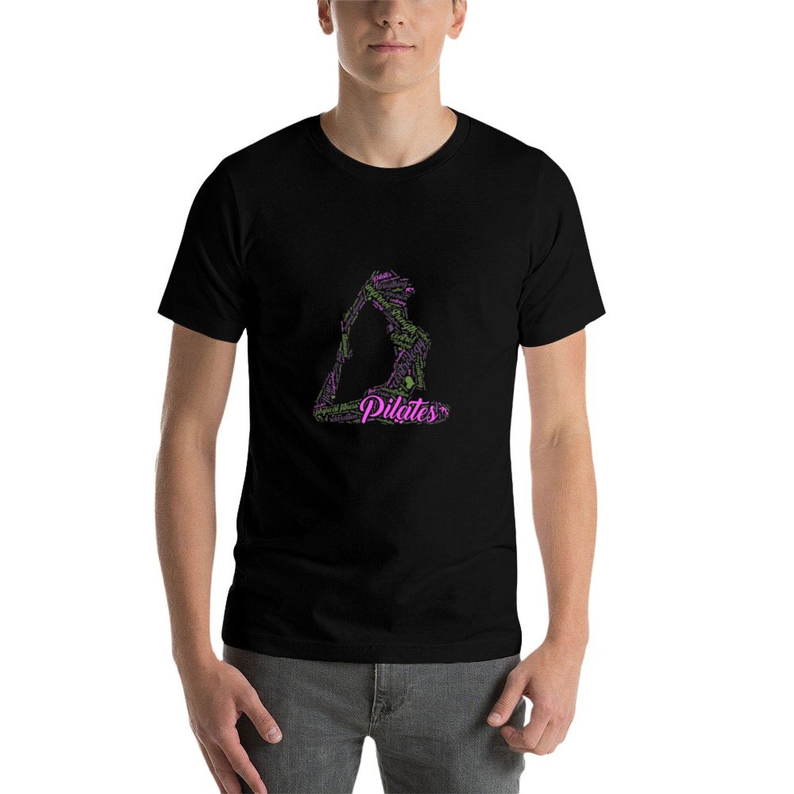 Damen-T-Shirt mit lustiger Wor – Pilates Yoga Classes Bewertung und Preis