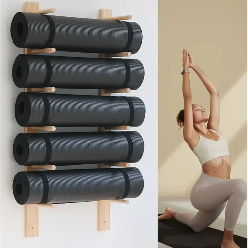 Massivholz Yoga-Matten-Aufbewa – Pilates Yoga Room Bewertung und Preis