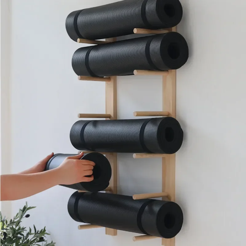 Massivholz Yoga-Matten-Aufbewa – Pilates Yoga Room Bewertung und Preis