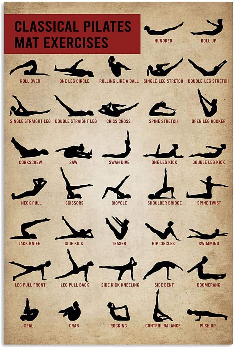 Klassische Pilates-Matte, Übun – Pilates Yoga Room Bewertung und Preis