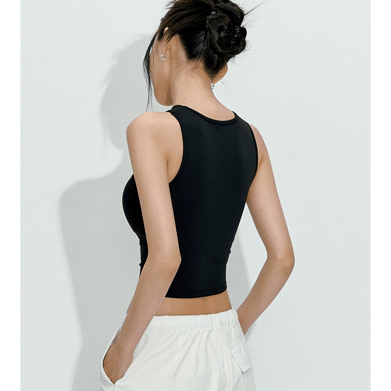 Damen-Sportweste mit Neckholde – Pilates Yoga Or Bewertung und Preis