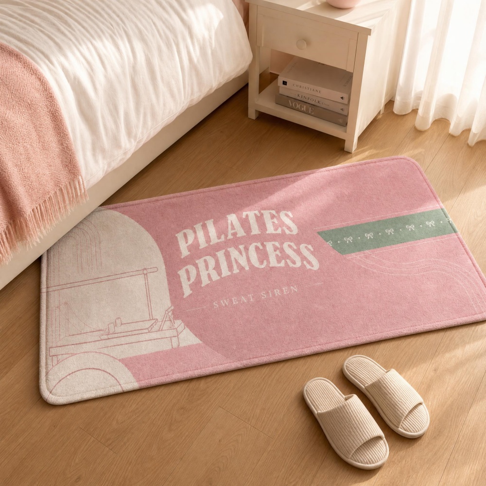 Weicher Flanell-Rechteck-Boden – Pilates Yoga Room Bewertung und Preis